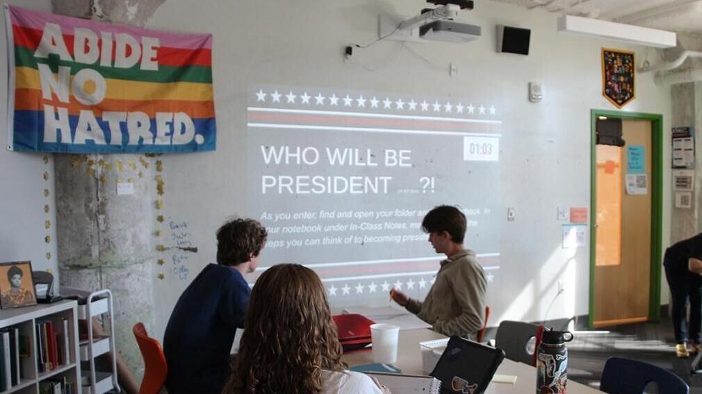 How are teachers bringing the presidential election to classrooms? In very different ways.